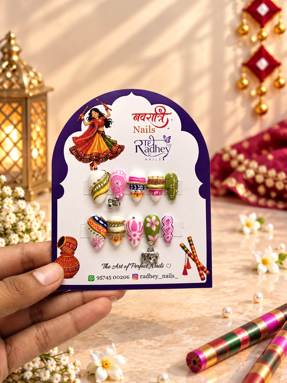 006 Navratri Nails-700